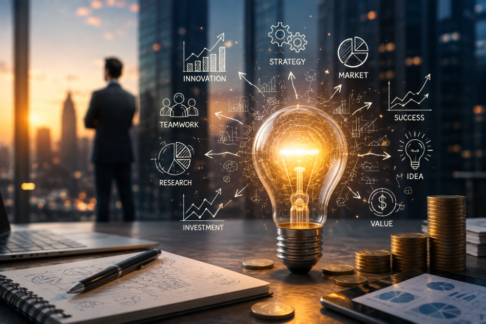 In a market economy, the most valuable resource is an idea.